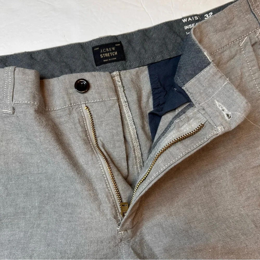 J.Crew Charcoal Gray Stretch Pants Men’s Shorts Size 32